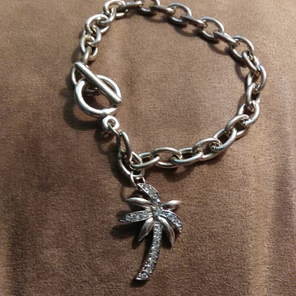 Palm tree bracelet charm made in Palm Beach, FL and made well